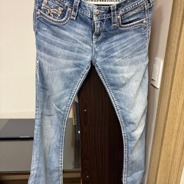 여자 락리바이벌 데님