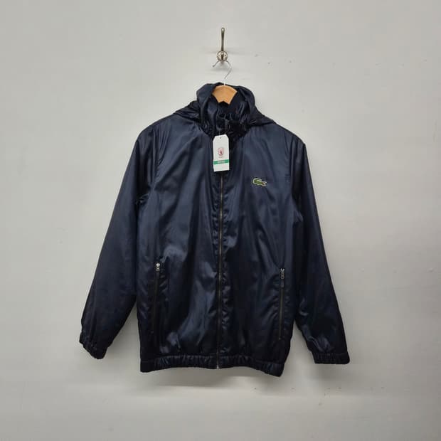 라코스테 네이비 후드 바람막이 남성 M
