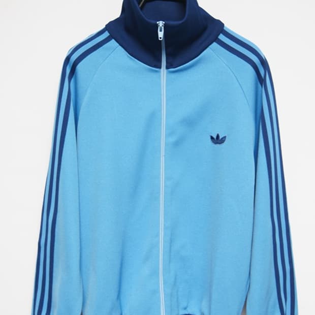 80's JAPAN 아디다스 파이어버드 트랙탑 블루