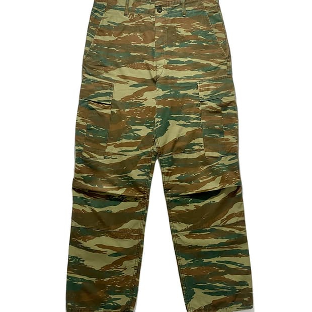 80s Greek Army Lizard Camo Pants
