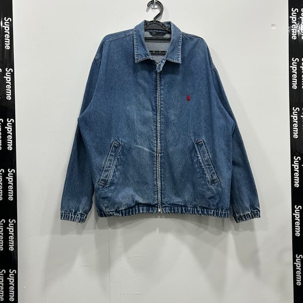 폴로랄프로렌 1991년 데님 블루종 자켓 남성 95~100사이즈
