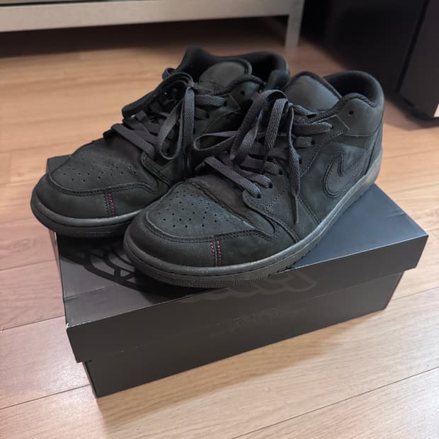 나이키 조던1 로우 SE 크래프트 다크 스모크 그레이 블랙 280