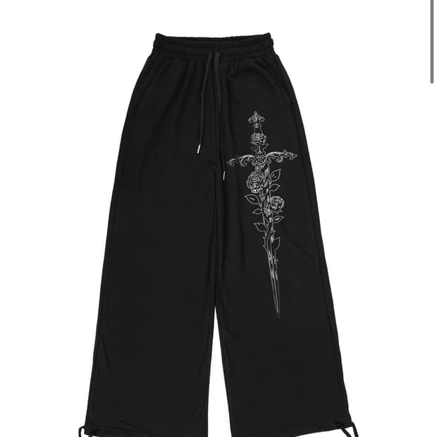 달링유어배드 스웻팬츠 CORSET SWORD SWEATPANTS