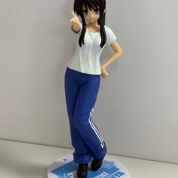 스즈미야 하루히 프리미엄 피규어 미소녀 체육복 포니테일