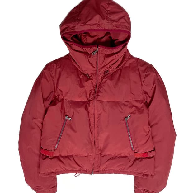 Marithe Francois Girbaud 레드 다운 자켓