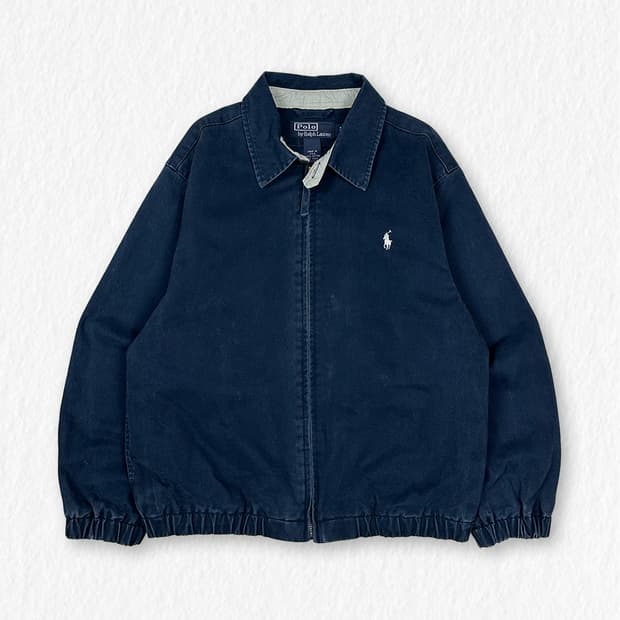 폴로랄프로렌 네이비 코튼 스윙탑 자켓