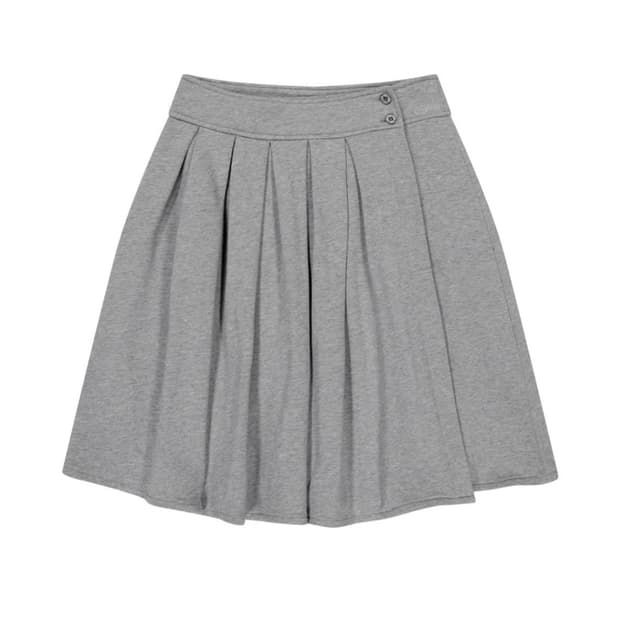 코이세이오 코지 스웻 랩 스커트 멜란지 그레이 2 size