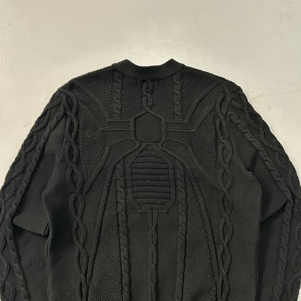 히스테릭글래머 스파이더 케이블 가디건 