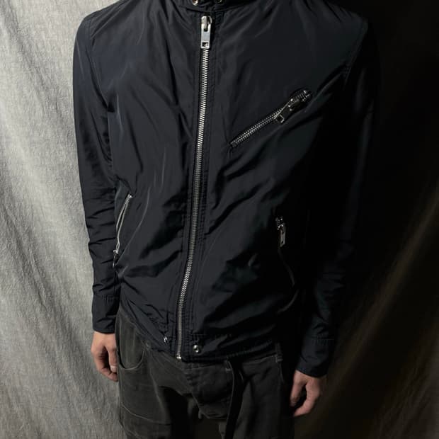 Diesel Reversible Nylon Riders Jacket  