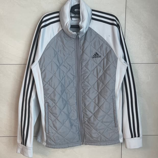 아디다스 퀄팅 자켓 져지 그레이 (100)