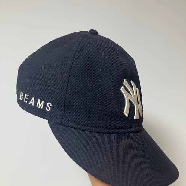 뉴에라 빔즈 뉴욕양키스 9fifty 6패널캡 볼캡 모자 네이비