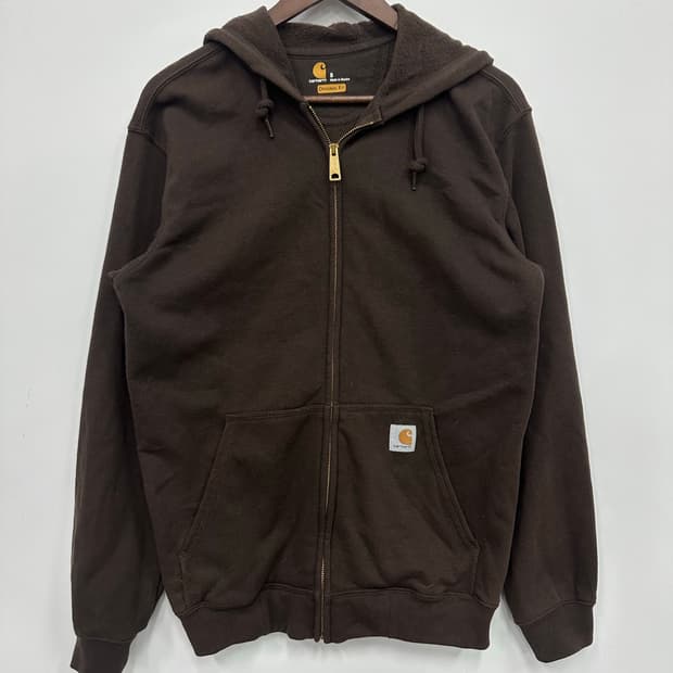 칼하트 브라운 후드집업 