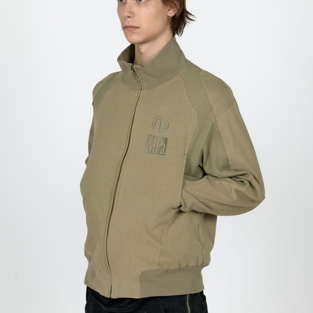 MPa CONTRAST ZIPPED JACKET (KHAKI) L