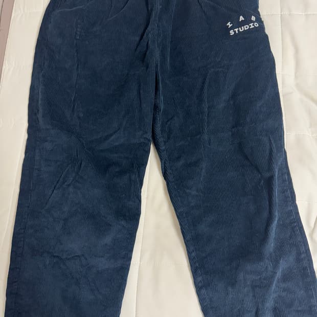 아이앱스튜디오 코듀로이 팬츠 xxl 네이비