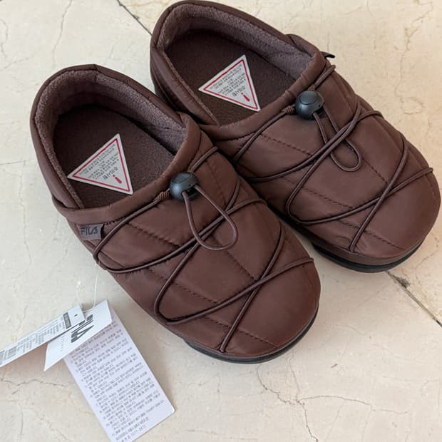 Fila 휠라 푸퍼 뮬 브라운 230 새상품
