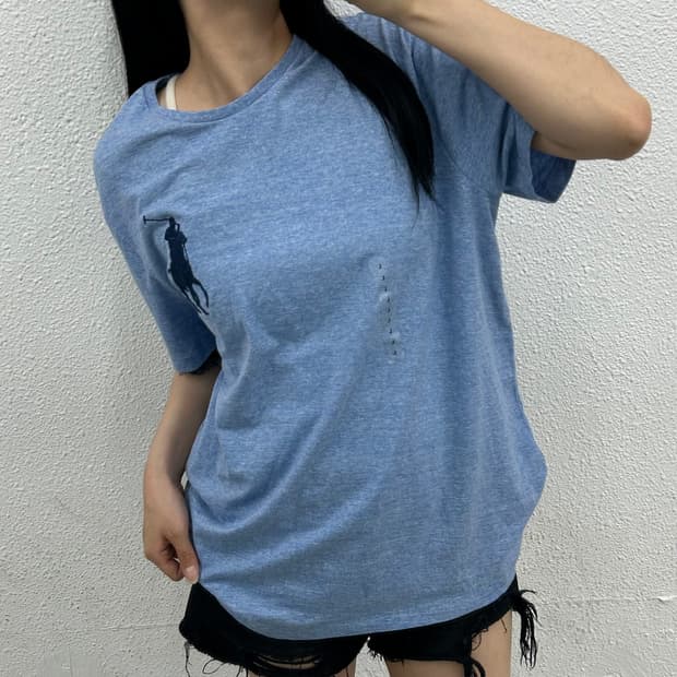 폴로 랄프로렌 네이비 빅포니 소라 반팔 L 새상품