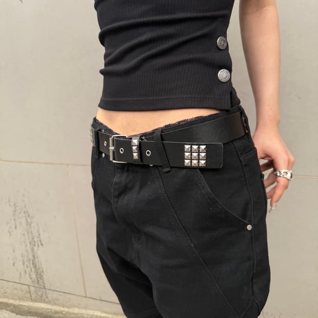 [os] 빈티지 스터드 벨트