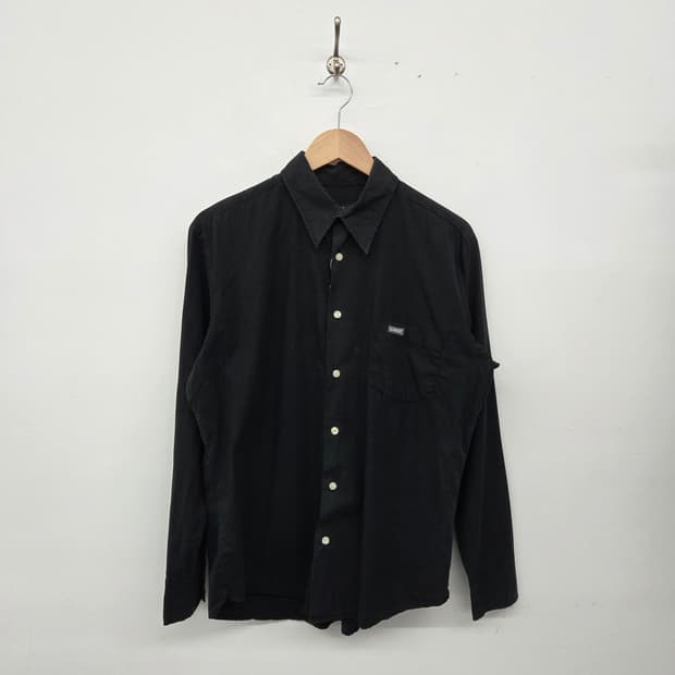 디젤 빈티지 블랙 긴팔 셔츠 남m