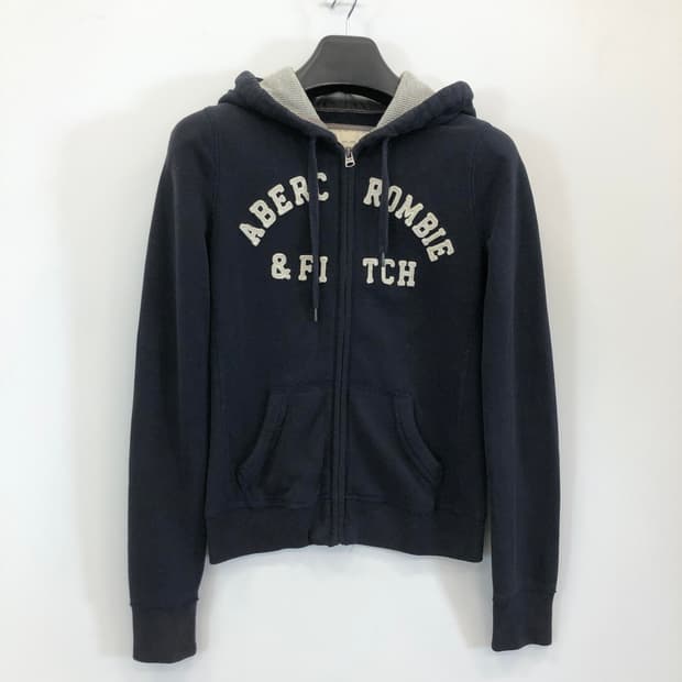 아베크롬비 Y2K 아치로고 후드집업 S 딱붙