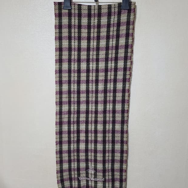 비비안웨스트우드 캐시미어 혼방 머플러