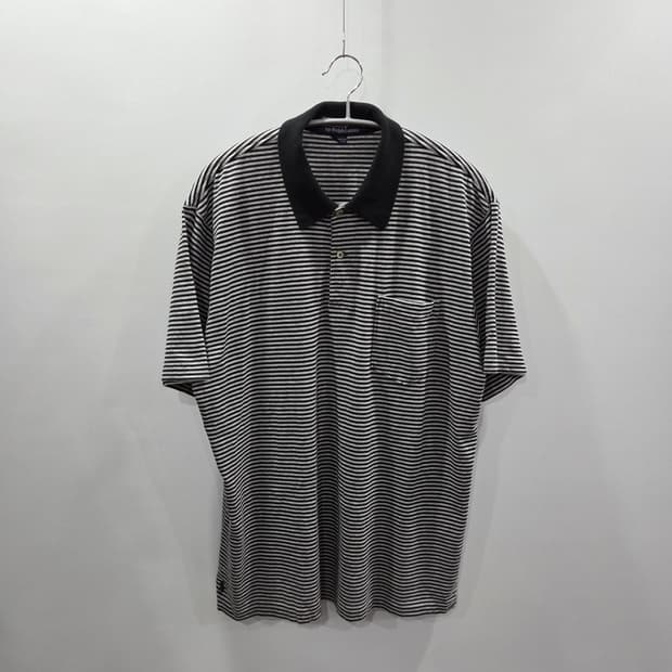 폴로랄프로렌 코튼 카라 스트라이프 반팔티 L