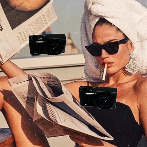 패션모델&소프트포커스!) Ricoh CX4디카 카메라