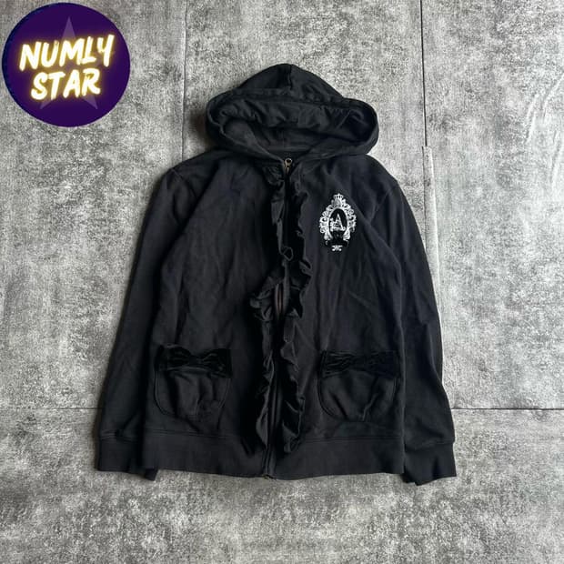 고스로리 고스펑크 고딕 디즈니 앨리스 후드집업 