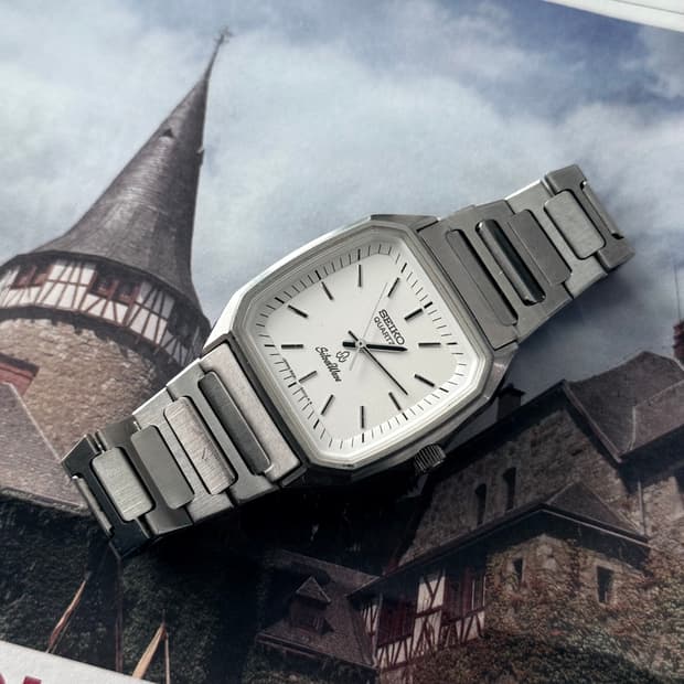 세이코 Seiko 쿼츠 스퀘어 Silvewave