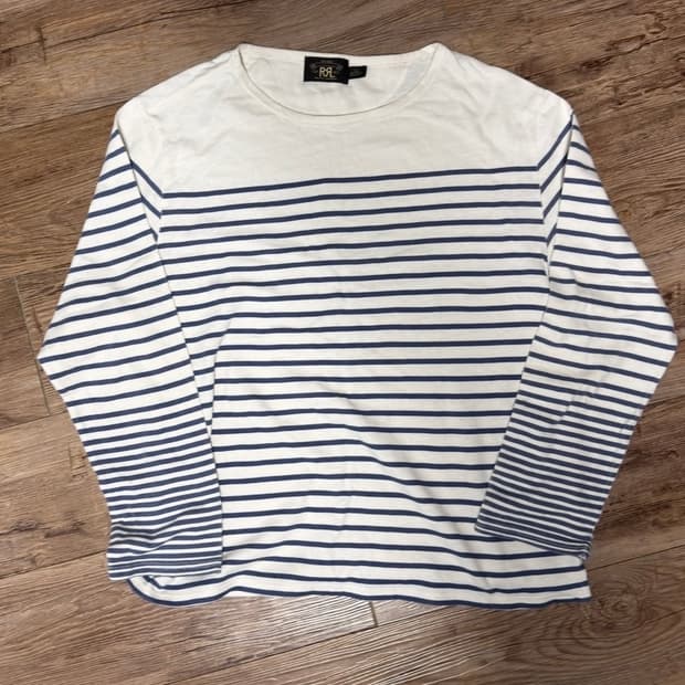 rrl 롱슬리브 보더티