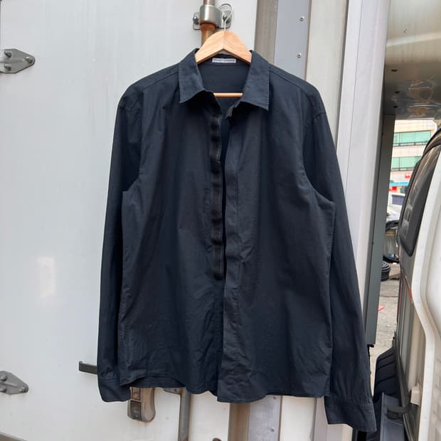 80‘s 엠포리오 아르마니 벨크로 셔츠