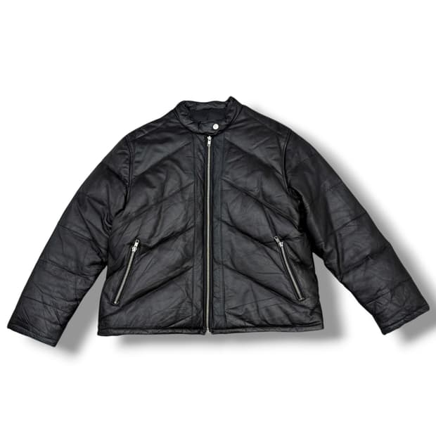 JPN 쉽스킨 양가죽 리얼레더 패딩 자켓