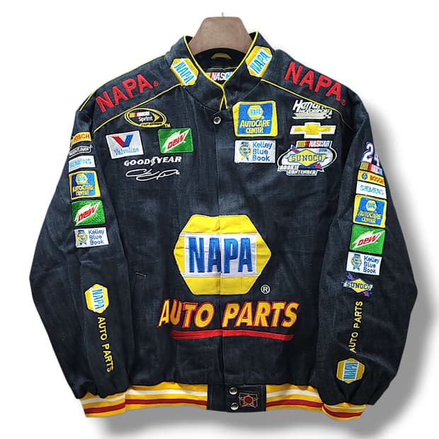 [L] 나파 와펜 레이싱 빈티지 자켓