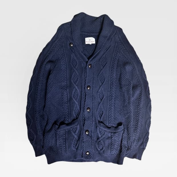 FREAK’S STORE Cotton Shawl Collar Cardig