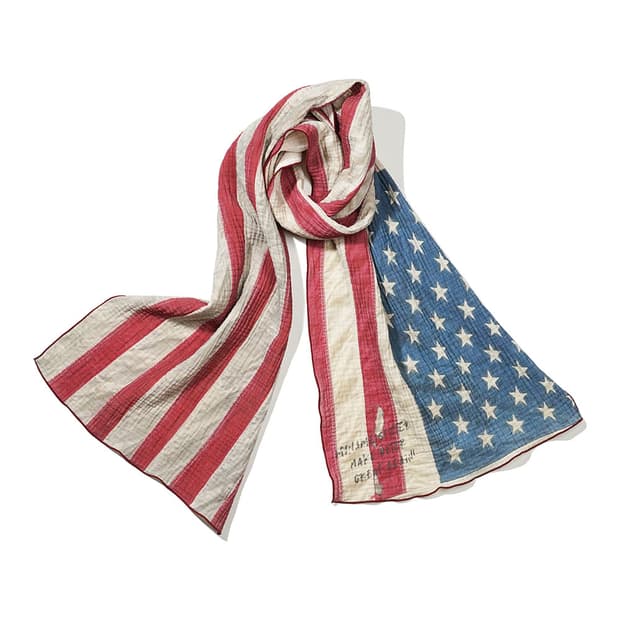 Mynameispeter PETER'S USA FLAG SCARF