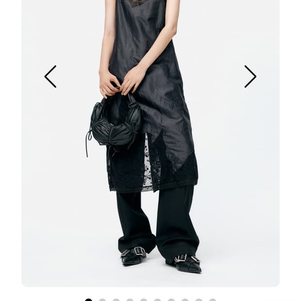 LACE PATCHWORK SLIP DRESS앤더슨벨 드레스