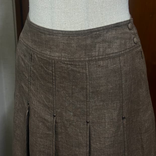 k.t kiyoko takase linen skirt