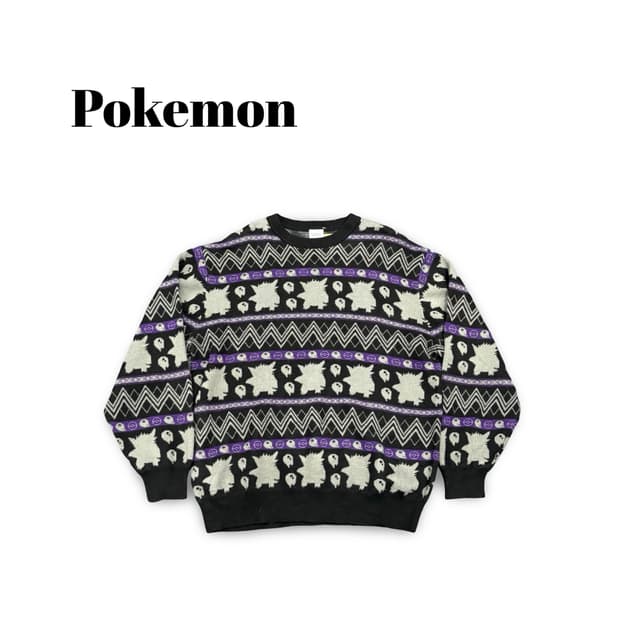 (100)포켓몬패턴니트