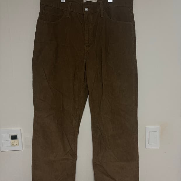 리바이스 코듀로이 브라운 32인치 바지 94 배기진 팬츠