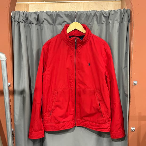 폴로 폴리쉘 블루종 자켓