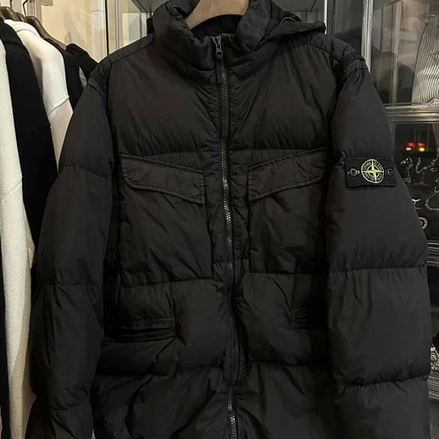 22fw 스톤아일랜드 크링클랩스 패딩(XL)