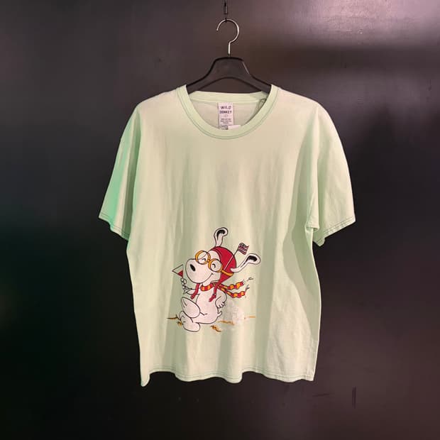 와일드동키 X 스누피 반팔티 민트