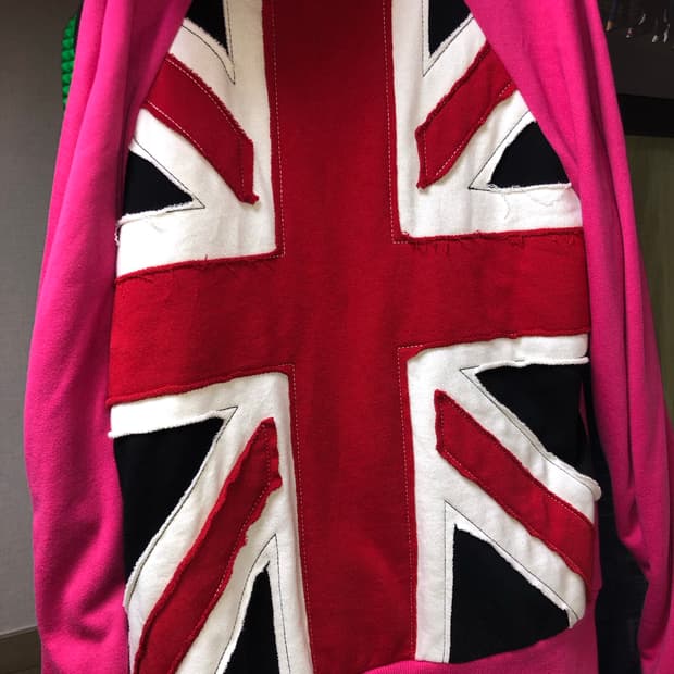 영국기 후드집업