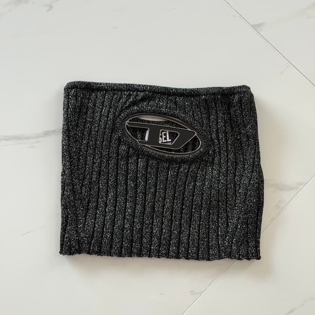 디젤 클락스빌 루렉스 블랙 탱크탑 M