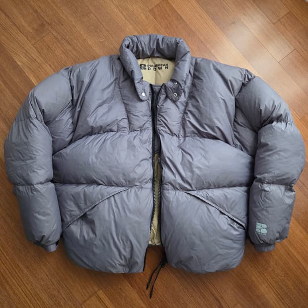 비헤비어 폴라베어 패딩 그레이 2사이즈