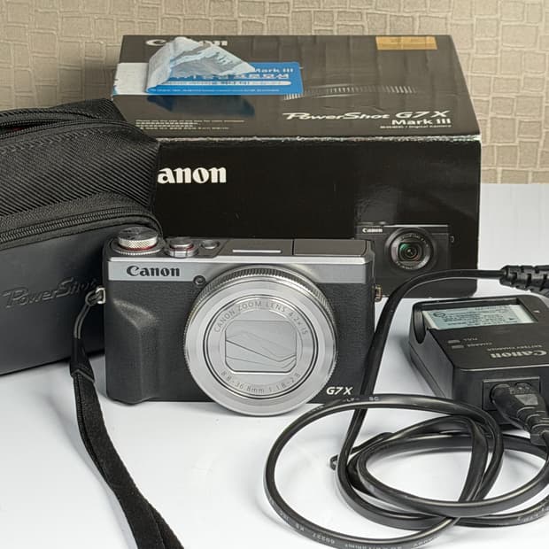 캐논 G7X mark3 실버 레트로 빈티지 카메라
