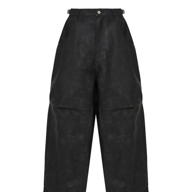 [M] MJD 코인서울 3D 니 에코 레더 팬츠