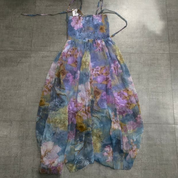 일본빈티지 Hibiscus 백예린 달천깔페어리 프린세스 바캉스원피스