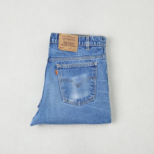 (허리 46) 90s 리바이스 517 부츠컷 데님 팬츠