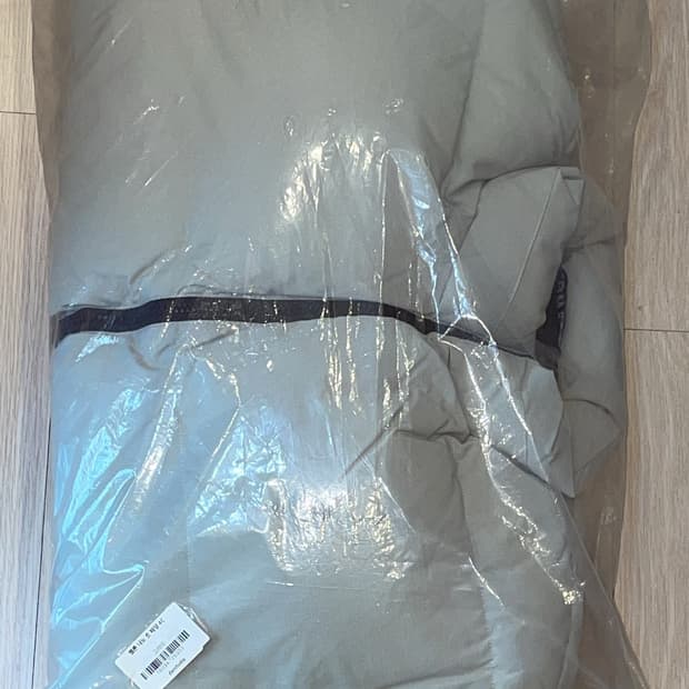 웰론 나노 숏 패딩 그레이