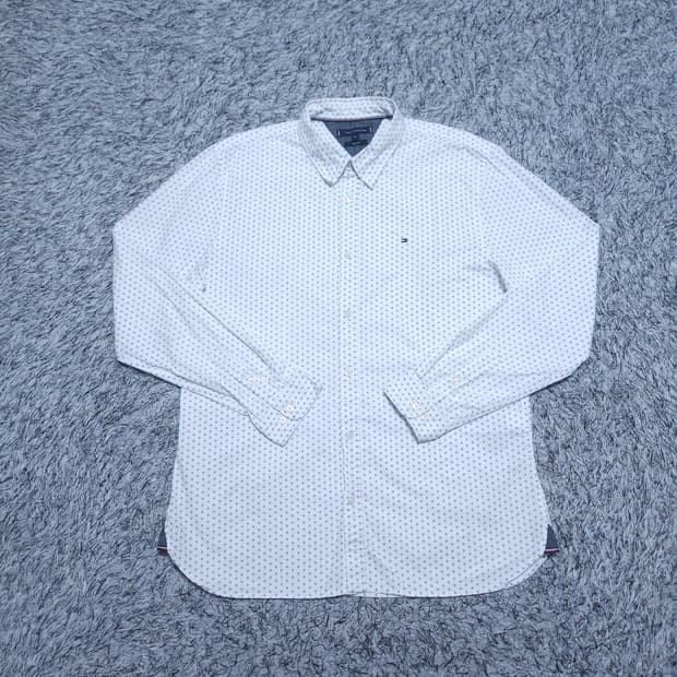  타미힐피거) XL 남자 슬림핏 패턴셔츠남방 / 왕눈이샵